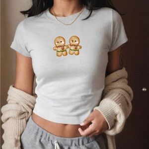 Christmas Gingerbread baby Tee